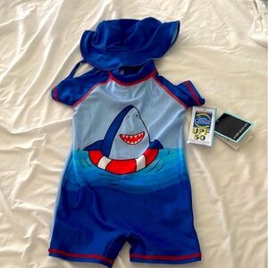 Andy & Evan 2pc Rash Guard Swim Set 18 mos.